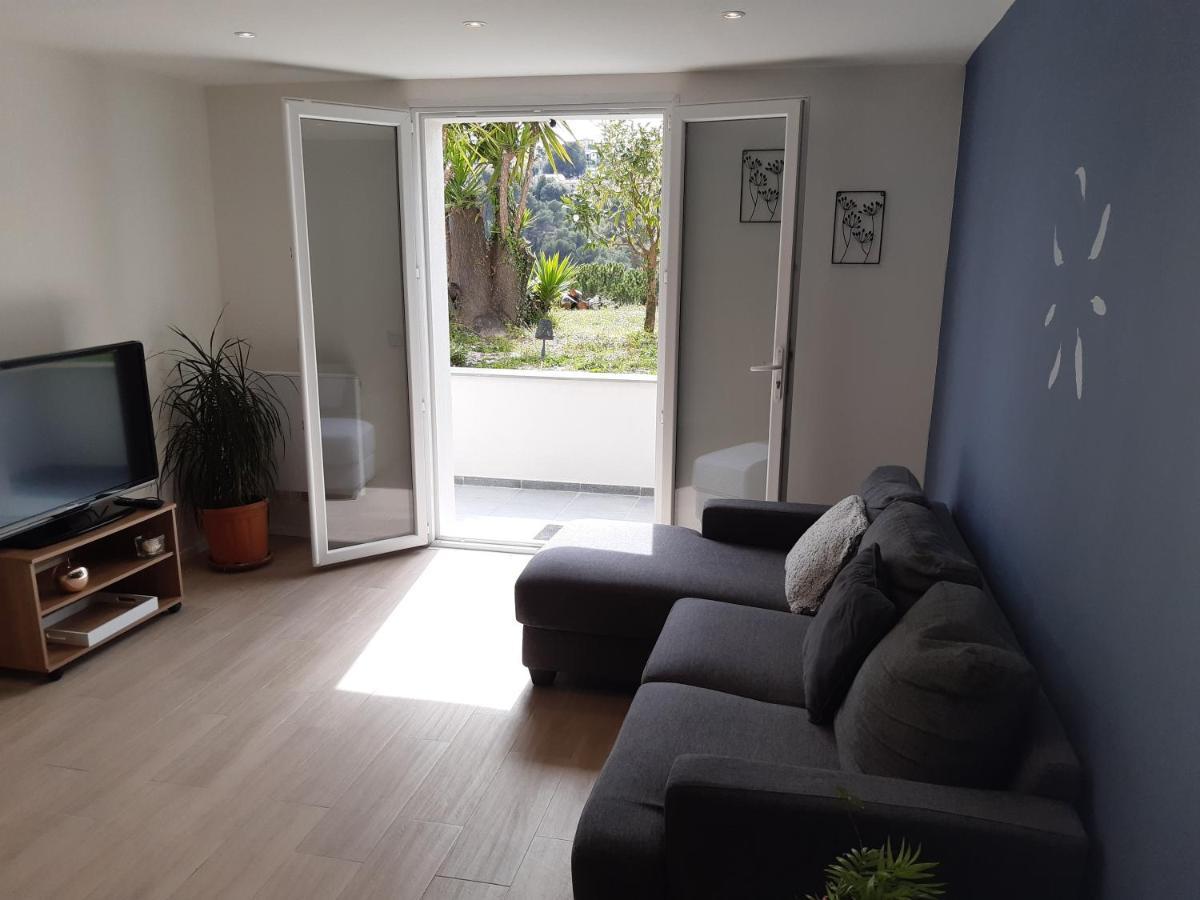 Appartement 3 Pieces Dans Villa Individuelle Falicon Eksteriør bilde